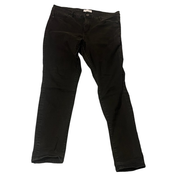 LOFT Modern Skinny Black Jeans, Size 32/14 - Picture 1 of 4